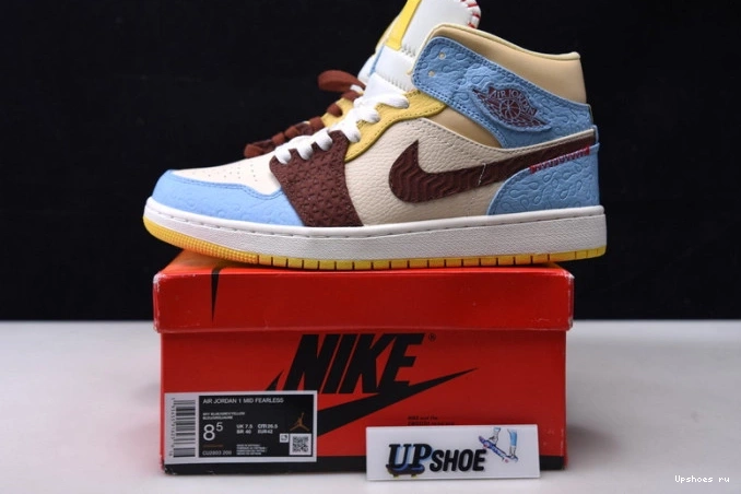 Maison Rouge CU2803-200  Chateau x High Fearless Air 1 Mid Jordan 1224